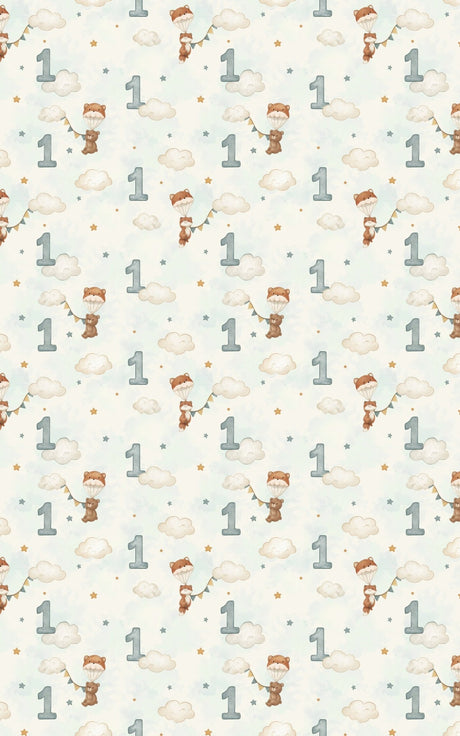 Little Star Turns One - London Penny Gift Wrap