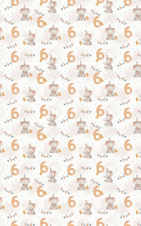 Hooray, I’m Six Today! - London Penny Gift Wrap