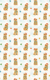 Holly Jolly Shiba - London Penny Gift Wrap