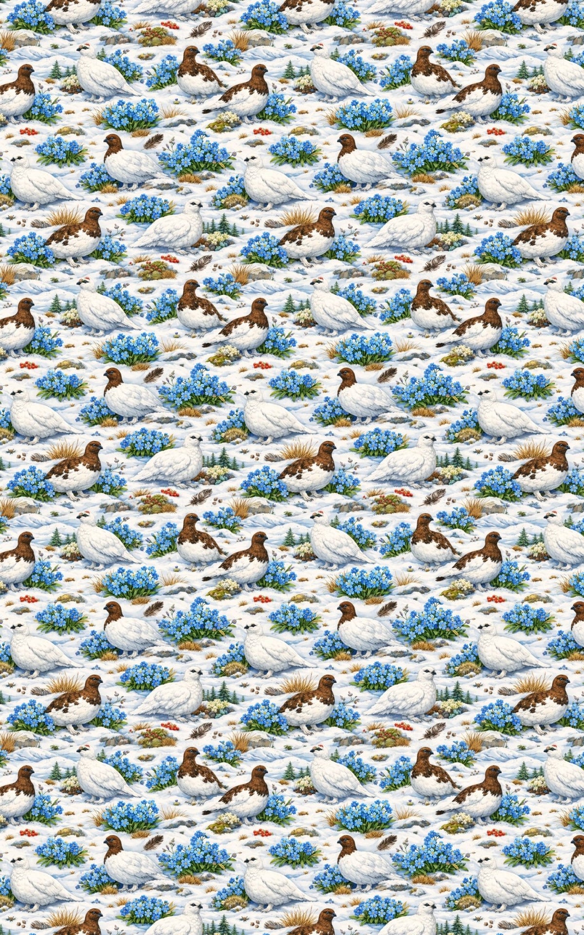 Alaska Flora & Fauna - London Penny Gift Wrap