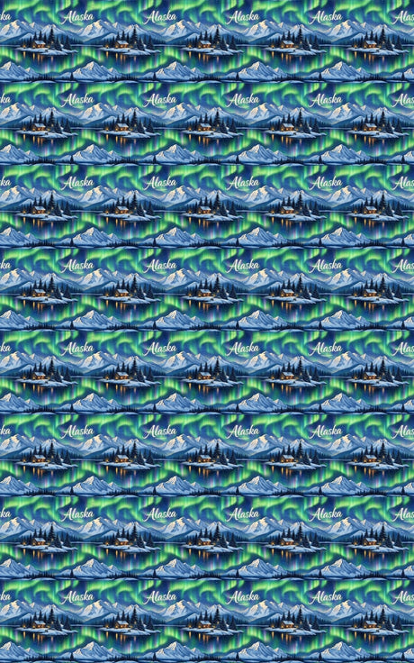 Alaska Northern Lights - London Penny Gift Wrap