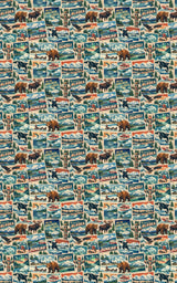 Alaska Postcard Memories - London Penny Gift Wrap