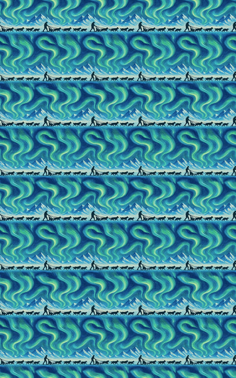 Alaskan Aurora Trail - London Penny Gift Wrap