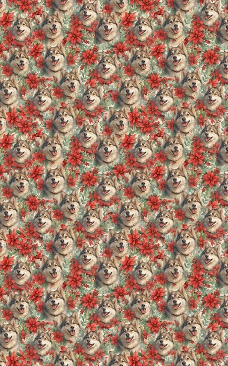 Northern Hollies, Holiday Whispers - London Penny Gift Wrap