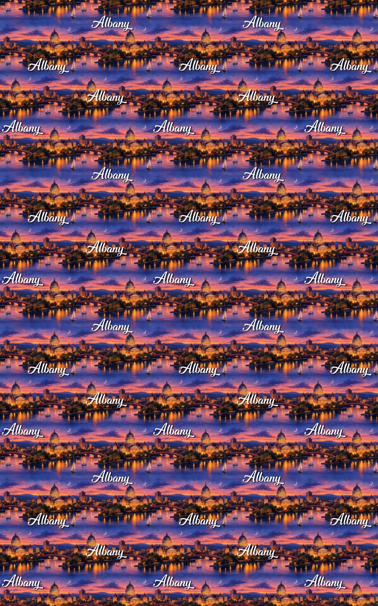 Albany Empire State Gold - London Penny Gift Wrap