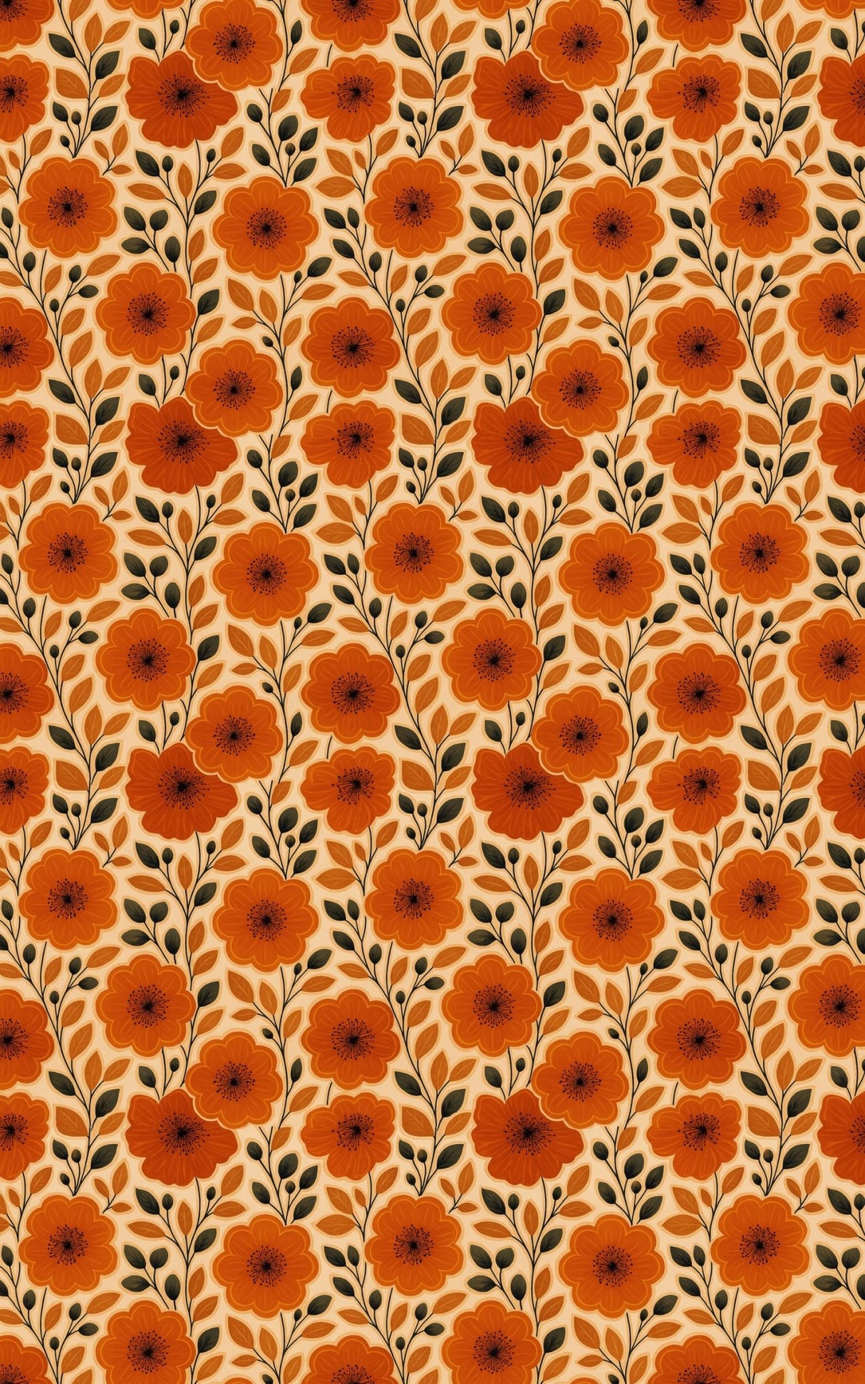 Amber Petal Radiance - London Penny Gift Wrap