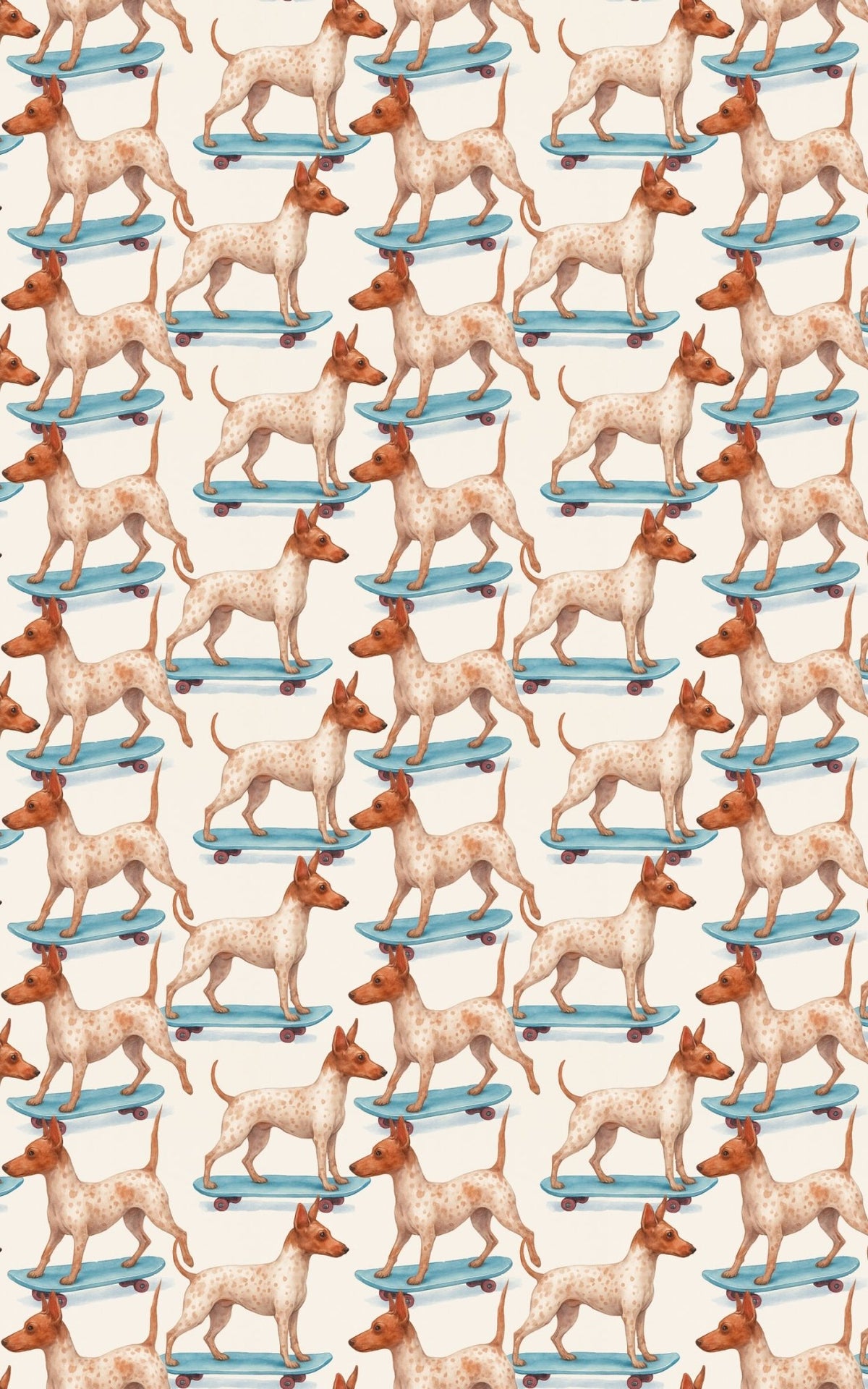 Skater Terrier Style - London Penny Gift Wrap