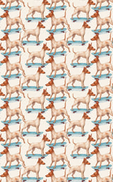 Skater Terrier Style - London Penny Gift Wrap