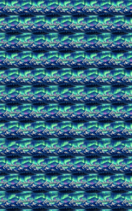Anchorage Northern Lights - London Penny Gift Wrap