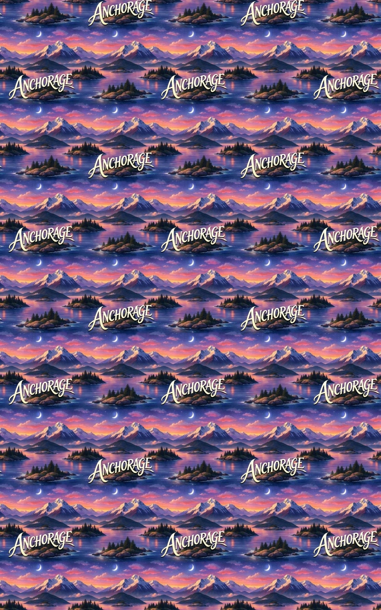 Anchorage Midnight Sun II - London Penny Gift Wrap