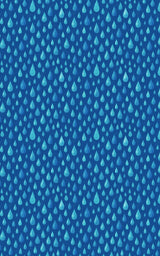 April Showers Raindrops - London Penny Gift Wrap