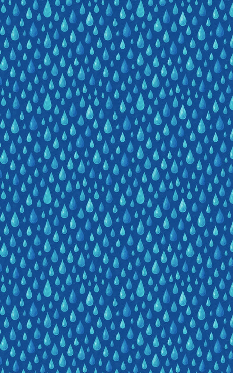 April Showers Raindrops - London Penny Gift Wrap