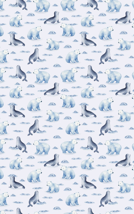 Arctic Companions - London Penny Gift Wrap