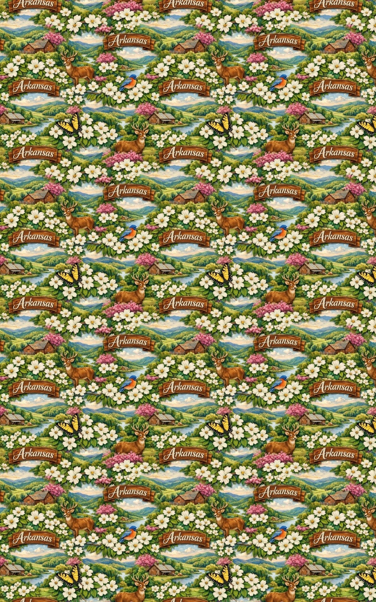 Arkansas Ozark Heritage - London Penny Gift Wrap