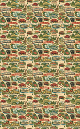 Arkansas Postcard Memories - London Penny Gift Wrap