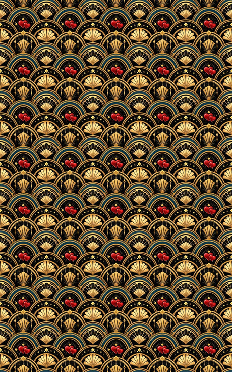 Art Deco Amour - London Penny Gift Wrap
