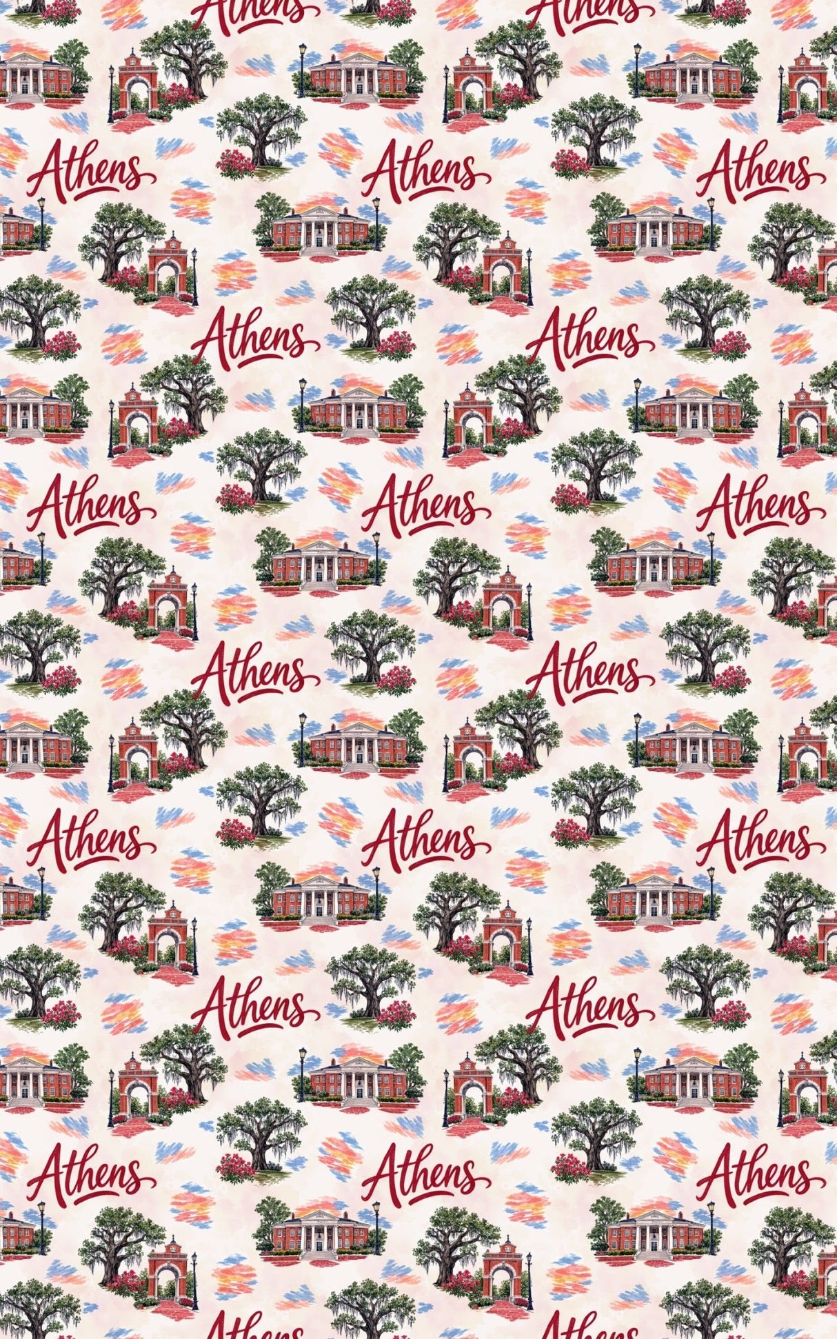 Athens Georgia Classic - London Penny Gift Wrap