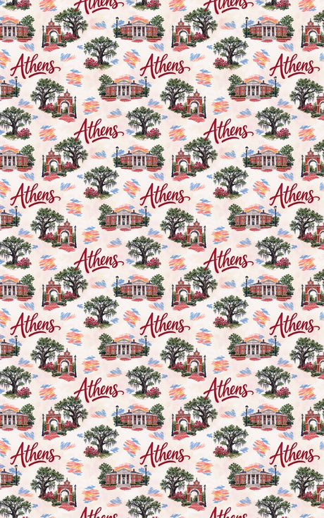 Athens Georgia Classic - London Penny Gift Wrap