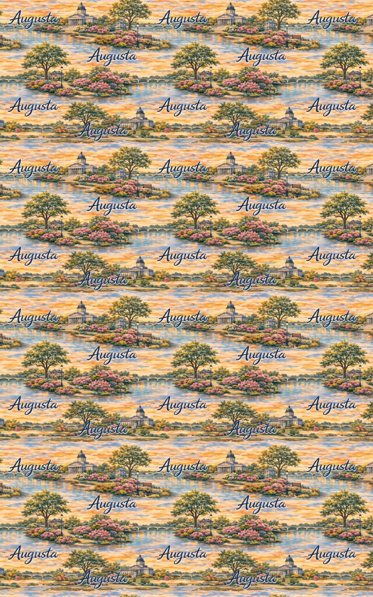 Augusta Magnolia Glow - London Penny Gift Wrap