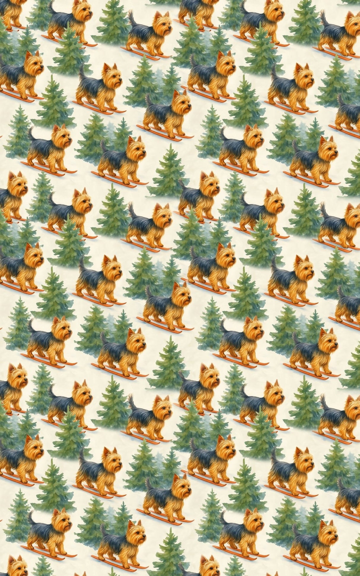 Terrier Downhill Dash - London Penny Gift Wrap