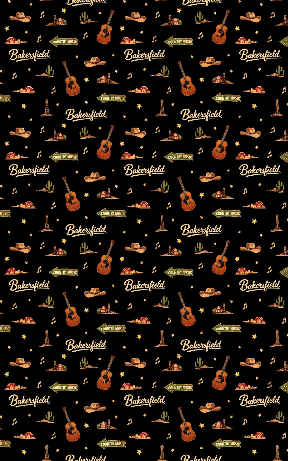 Bakersfield Country Roads - London Penny Gift Wrap