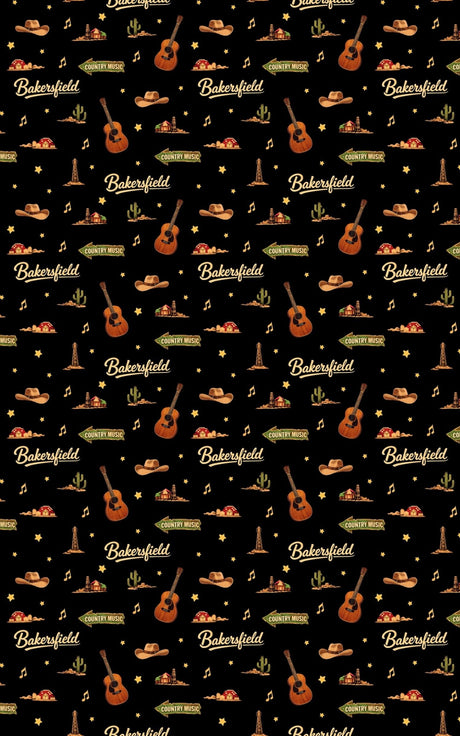 Bakersfield Country Roads - London Penny Gift Wrap
