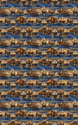 Baltimore Inner Harbor Echoes - London Penny Gift Wrap