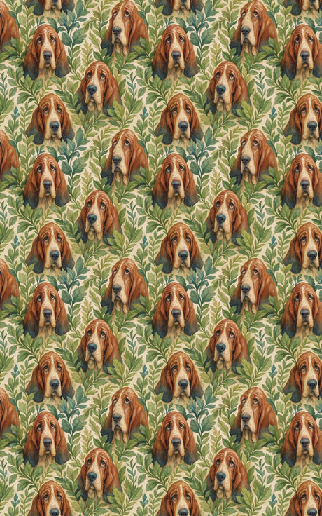 Basset Botanical - London Penny Gift Wrap