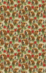 Hound in Holly - London Penny Gift Wrap