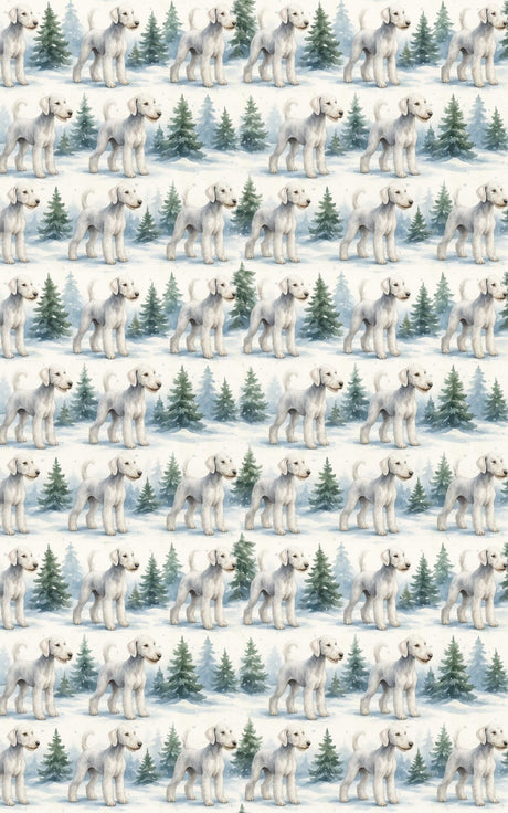Velvet Frost & Festive Whimsy - London Penny Gift Wrap