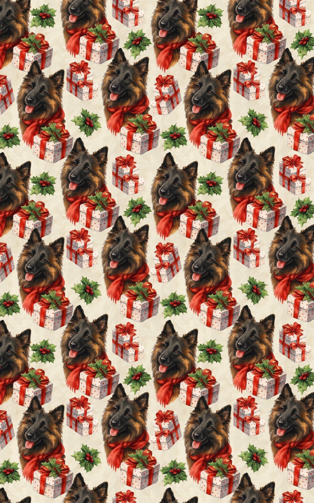 Tervuren Yuletide Bloom - London Penny Gift Wrap