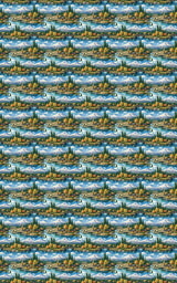 Bend Cascade Glow - London Penny Gift Wrap