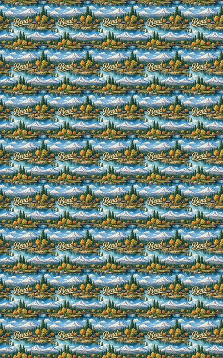 Bend Cascade Glow - London Penny Gift Wrap