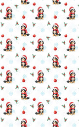 Bernedoodle Christmas - London Penny Gift Wrap