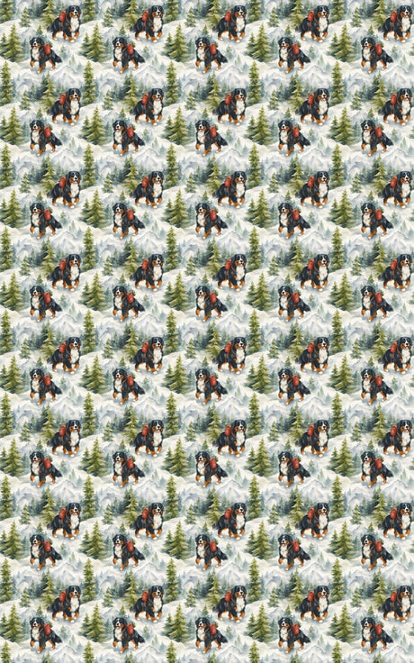 Bernese Alpine - London Penny Gift Wrap