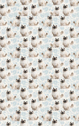 Birman Blue Elegance - London Penny Gift Wrap