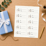 Birthday Waddle Soft Gift Tag Sticker Sheet