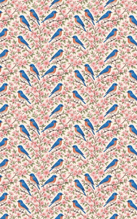 Bluebird Blossom Trail - London Penny Gift Wrap