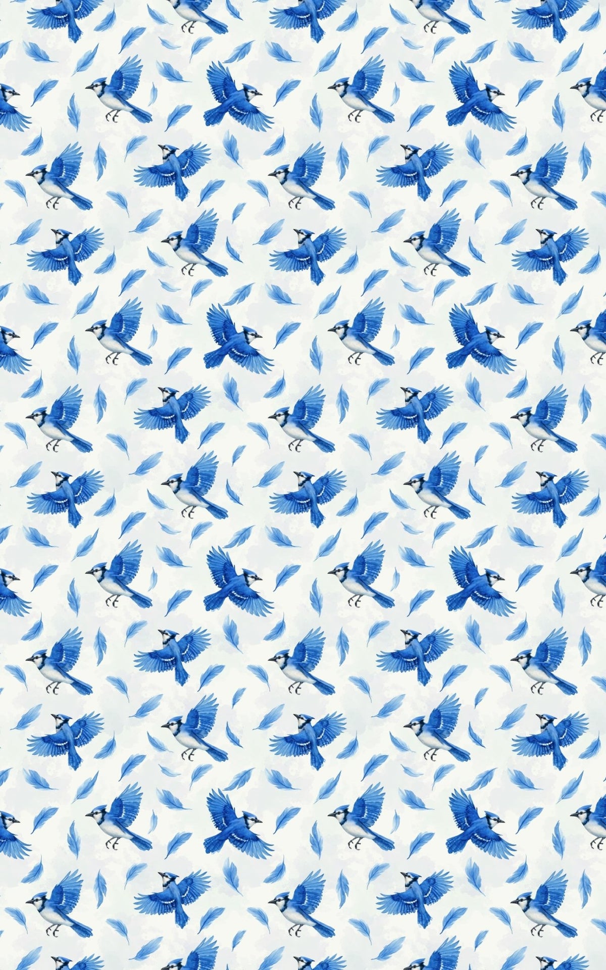 Blue Jay Symphony - London Penny Gift Wrap