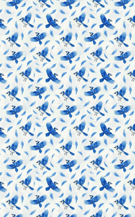 Blue Jay Symphony - London Penny Gift Wrap