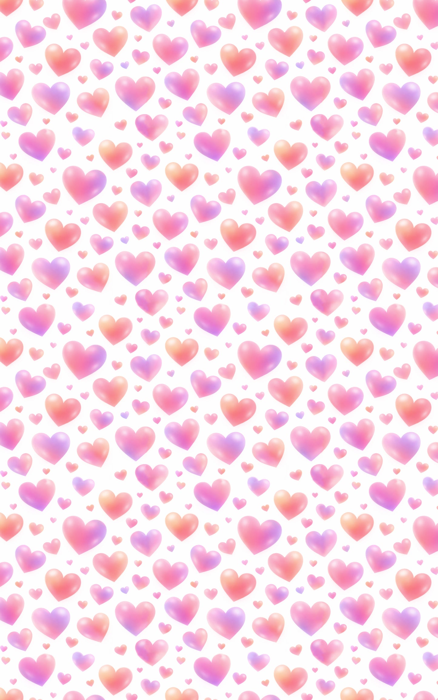 Blush Ombre Hearts