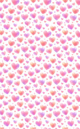 Blush Ombre Hearts - London Penny Gift Wrap