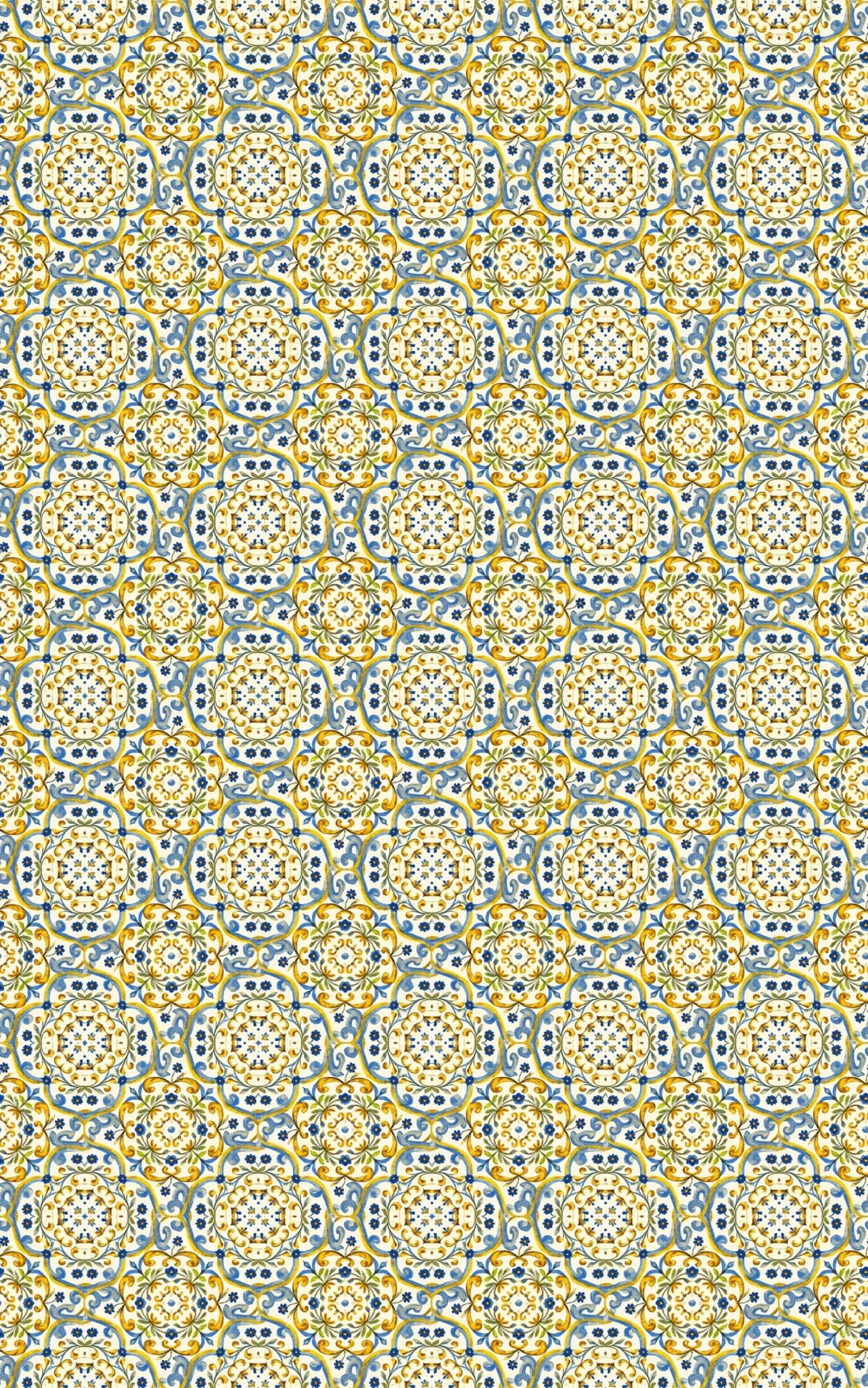 Azure Mosaic - London Penny Gift Wrap