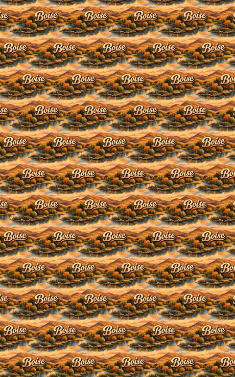 Boise Foothills Gold - London Penny Gift Wrap