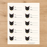 Bombay Purrfectly Yours Gift Tag Sticker Sheet