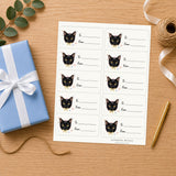Bombay Purrfectly Yours Gift Tag Sticker Sheet