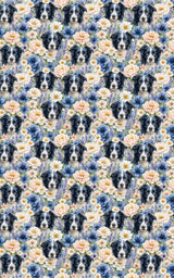 Border Collie Bloom - London Penny Gift Wrap