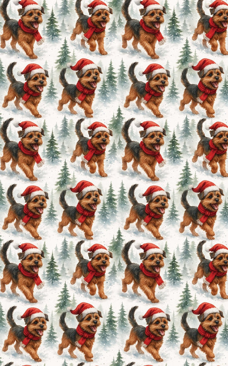 Snowy Hat & Wag - London Penny Gift Wrap