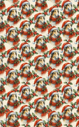 Holly Crowned Elegance - London Penny Gift Wrap
