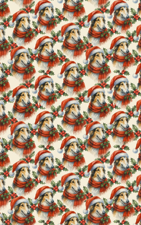Holly Crowned Elegance - London Penny Gift Wrap